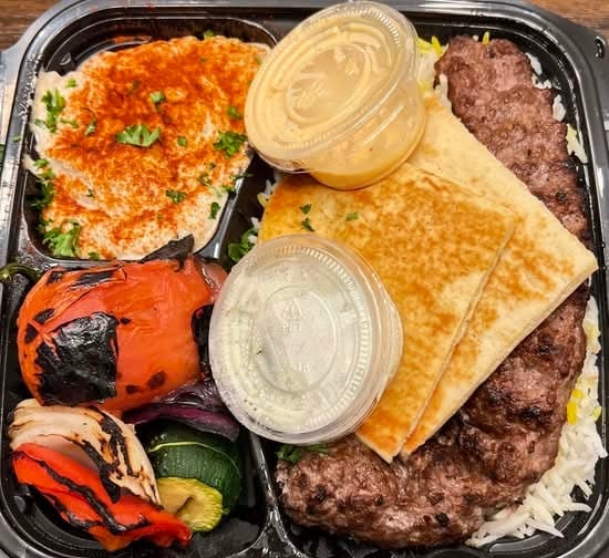 Beef Koobideh Kabob.